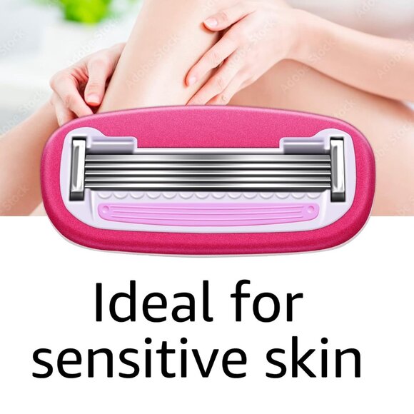 Women's 5 Blade FITS Razor for Women, FITS Handle and Venus Handles, Includes 1 - Picture 5 of 8